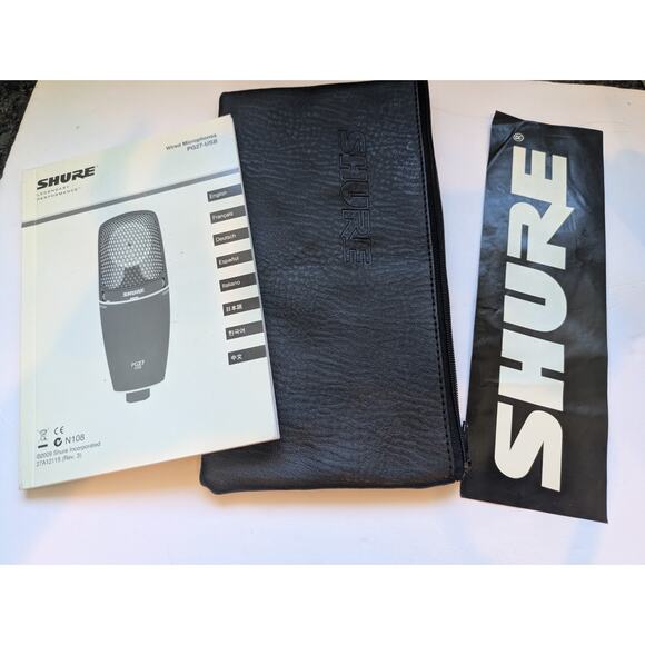Shure PG27-USB Multi-Purpose Condenser Microphone in box w/Cable Stand Mount - Picture 11 of 11